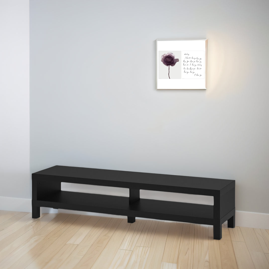 IKEA LACK TV bench, black-brown, 160x35x36 cm