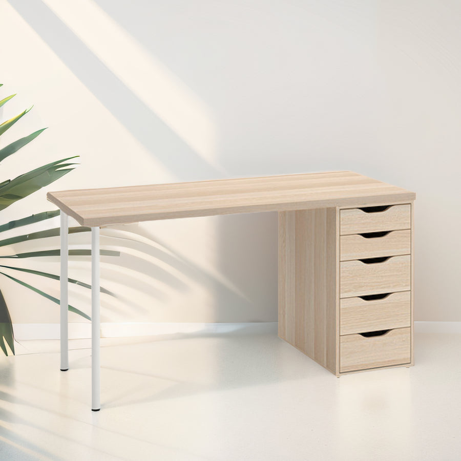 IKEA LAGKAPTEN / ALEX Desk, oak effect, 140x60 cm