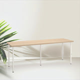 IKEA LAGKAPTEN / ADILS Desk, oak effect/white, 200x60 cm