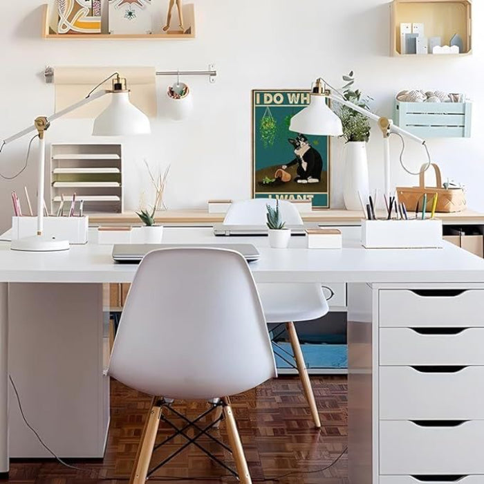 IKEA LAGKAPTEN / ALEX Desk, white, 140x60 cm GOOD FURNITURE Good