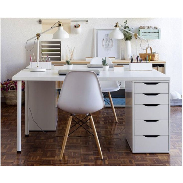 IKEA LAGKAPTEN / ALEX Desk, white, 140x60 cm