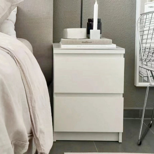 IKEA MALM Chest of 2 drawers, white, 40x55 cm