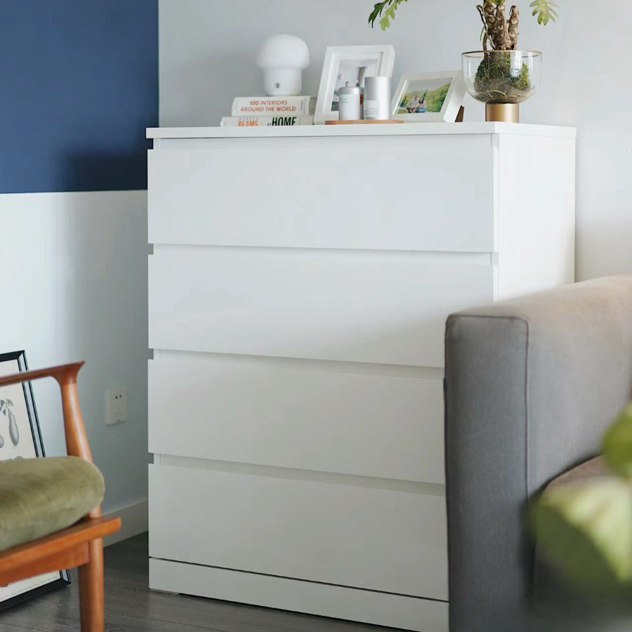 IKEA MALM Chest of 4 drawers, white, 80x100 cm