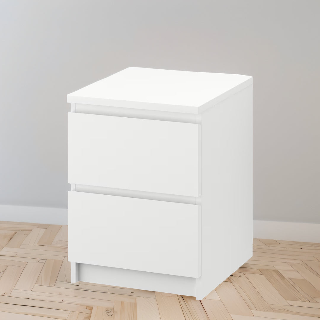 IKEA MALM Chest of 2 drawers, white, 40x55 cm