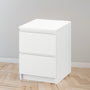 IKEA MALM Chest of 2 drawers, white, 40x55 cm