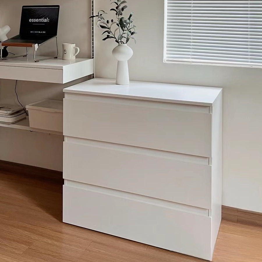 IKEA MALM Chest of 3 drawers, white, 80x78 cm