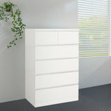 IKEA MALM Chest of 6 drawers, white, 80x123 cm