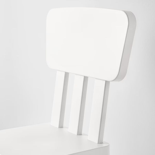 IKEA MAMMUT Children's chair, in/outdoor/white