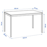 IKEA MELLTORP Table, white, 125x75 cm