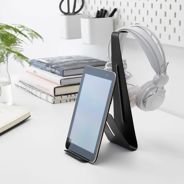 IKEA MOJLIGHET Headset/tablet stand, black