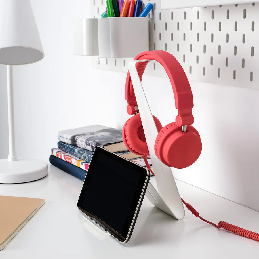 IKEA MOJLIGHET Headset/tablet stand, white