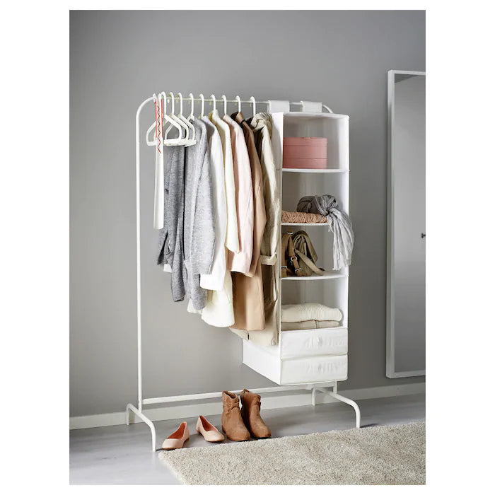IKEA MULIG Clothes rack, white, 99x152 cm
