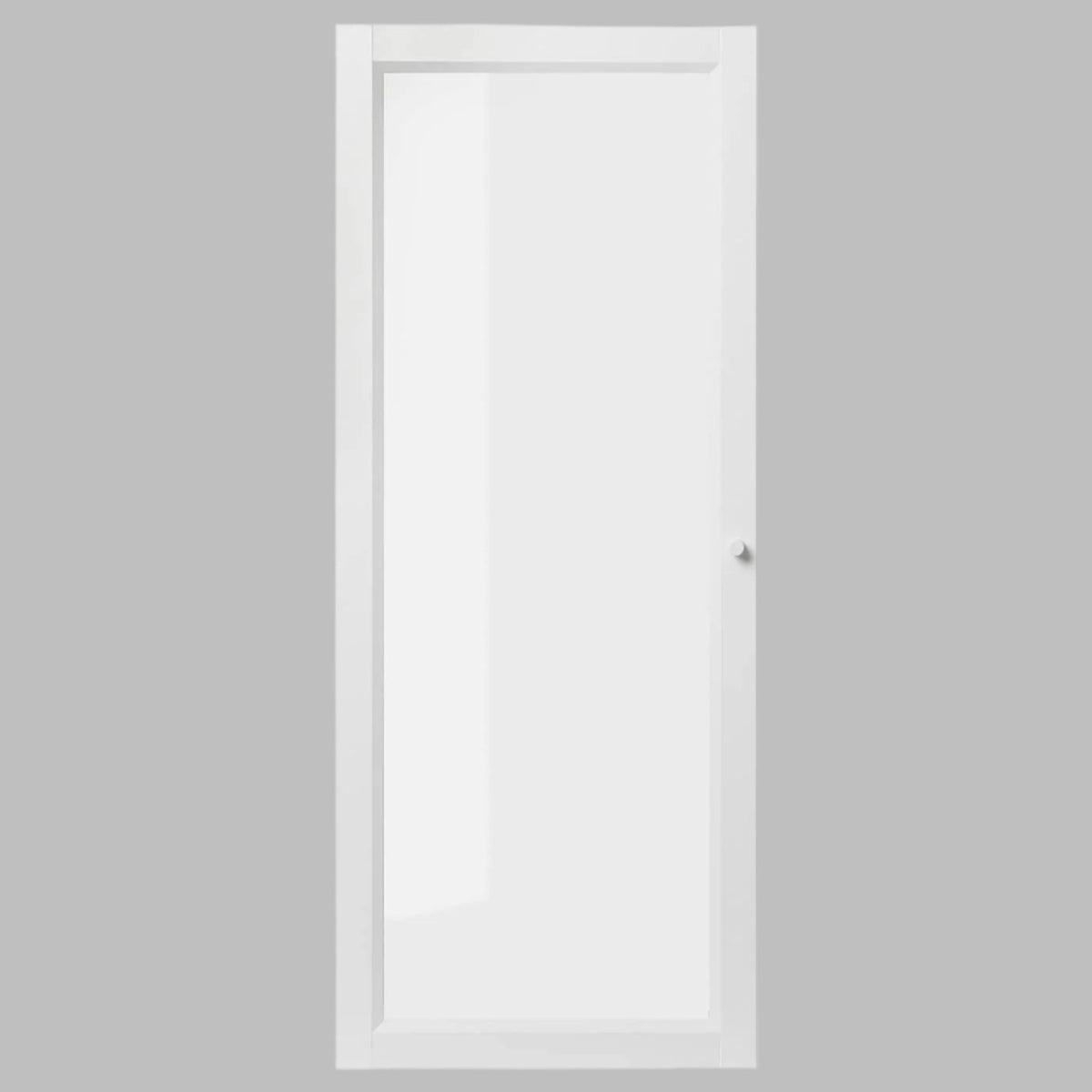 IKEA BILLY OXBERG glass door, white, 40x97 cm