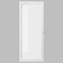 IKEA BILLY OXBERG glass door, white, 40x97 cm