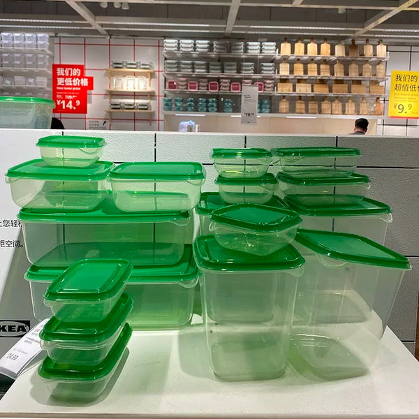 IKEA PRUTA food container, set of 17