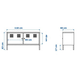 IKEA PS Cabinet, white, 119x63 cm