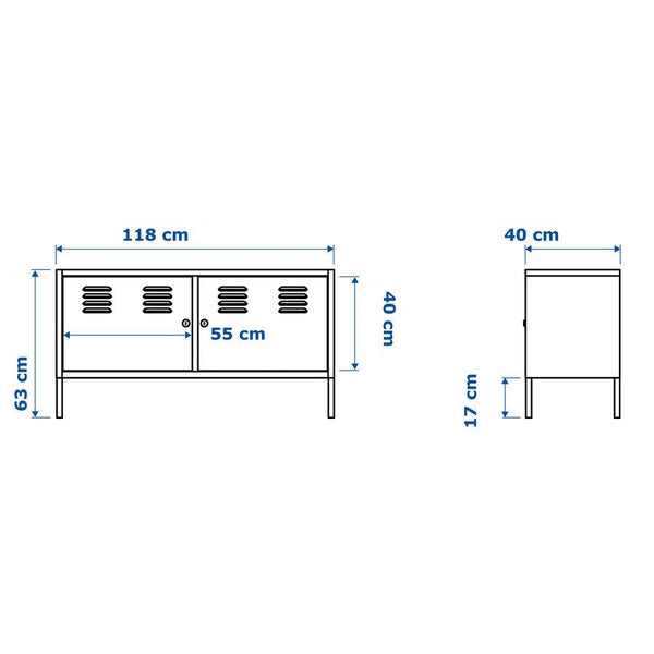 IKEA PS Cabinet, white, 119x63 cm
