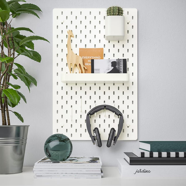 IKEA SKADIS Pegboard, white, 36x56 cm