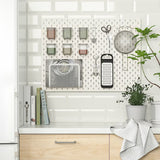 IKEA SKADIS Pegboard, white, 76x56 cm