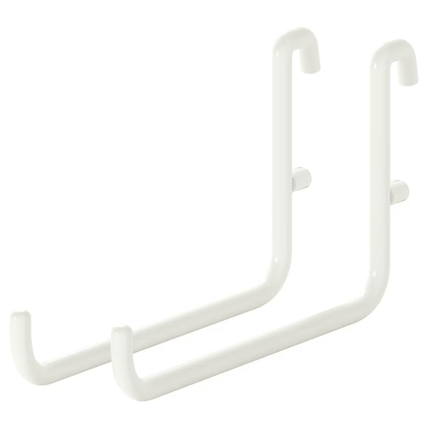 IKEA SKADIS Hook, white, 2 pack