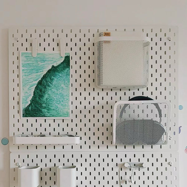 IKEA SKADIS Pegboard, white, 76x56 cm