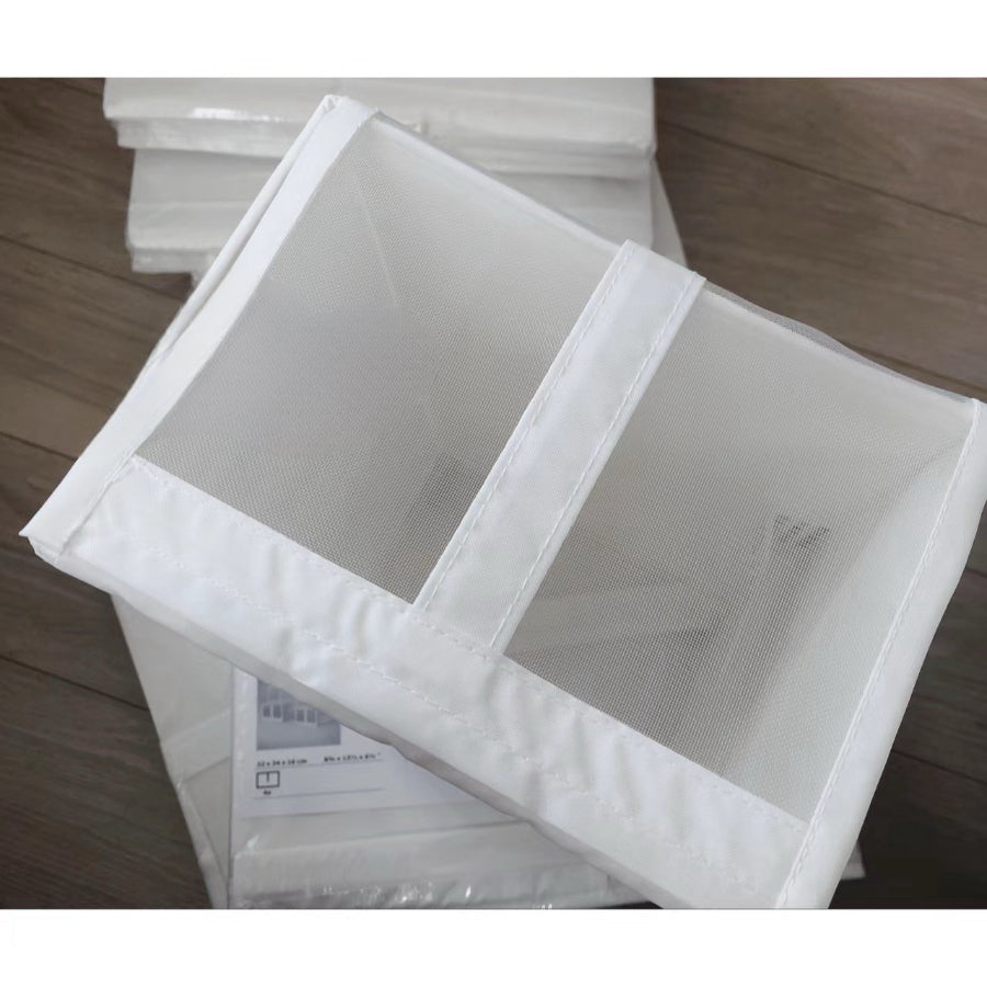 IKEA SKUBB shoe box, 4 pack/white, 22x34x16 cm