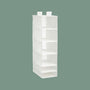 IKEA SKUBB storage with 6 compartments, white, 35x45x125 cm