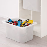 IKEA TROFAST storage with 3 boxes, white, 46x30x95 cm