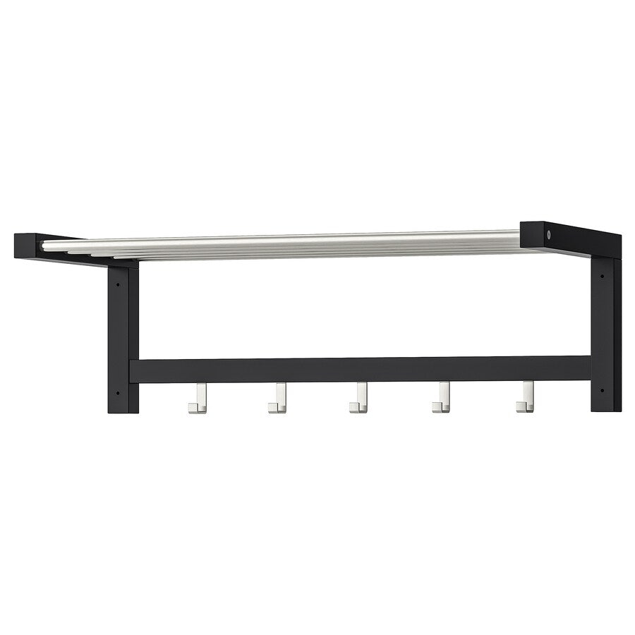 IKEA TJUSIG Hat rack, black, 79 cm