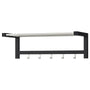 IKEA TJUSIG Hat rack, black, 79 cm