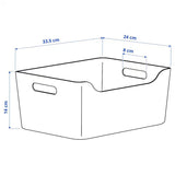 IKEA UPPDATERA Box, white, 34x24 cm