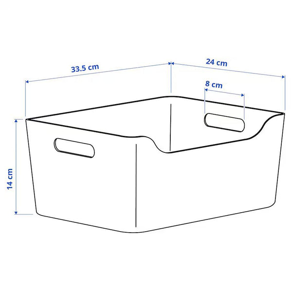 IKEA UPPDATERA Box, white, 34x24 cm