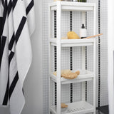 IKEA VESKEN Shelf unit, white, 37x23x101 cm