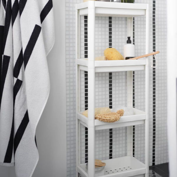 IKEA VESKEN Shelf unit, white, 37x23x101 cm