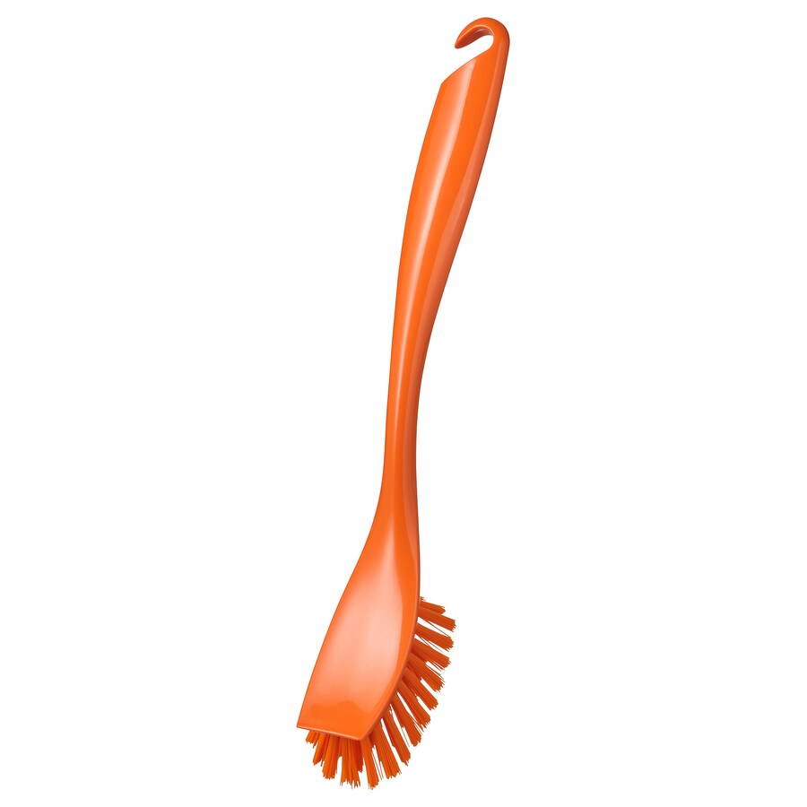 IKEA ANTAGEN dish-washing brush, bright orange