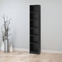 IKEA BILLY Bookcase, black oak effect, 40x28x202 cm