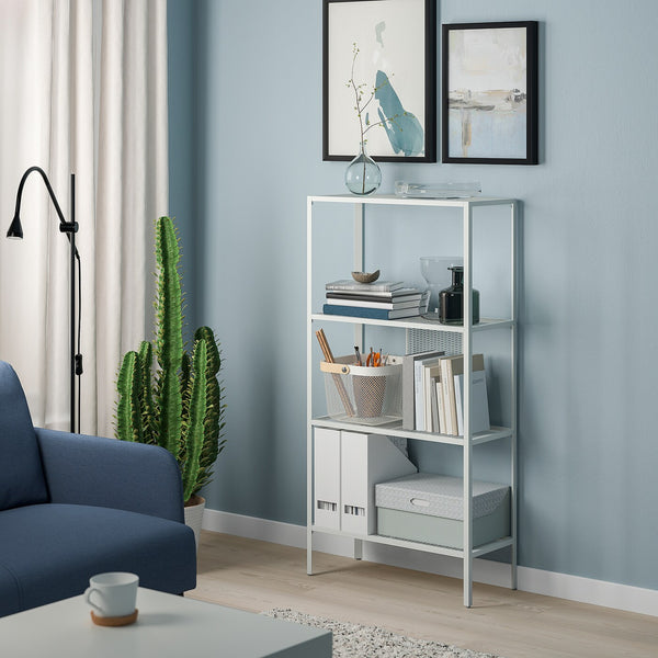 IKEA BAGGEBO Shelving unit, white, 60x25x116 cm