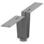 IKEA BESTA supporting leg, grey, 10 cm