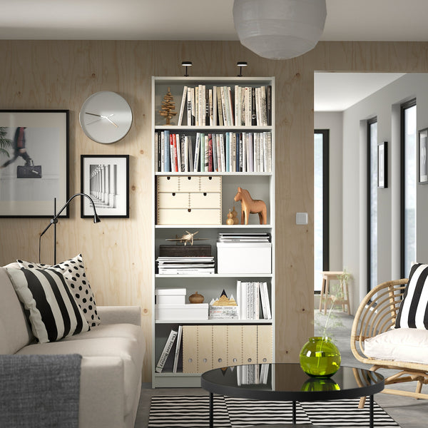IKEA BILLY Bookcase, white, 80x28x202 cm