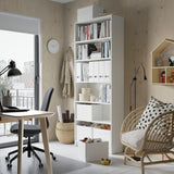 IKEA BILLY Bookcase, white, 80x28x202 cm
