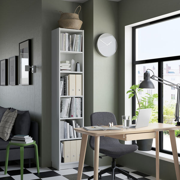 IKEA BILLY Bookcase, white, 40x28x202 cm