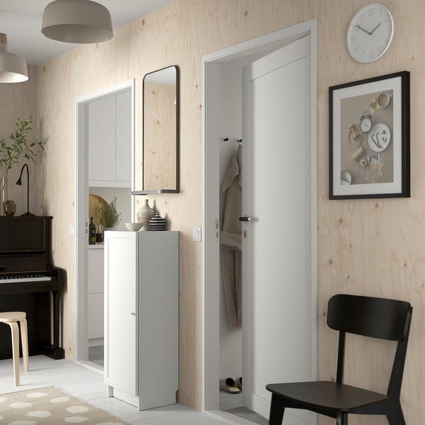 IKEA BILLY Bookcase with door, white, 40x30x106 cm