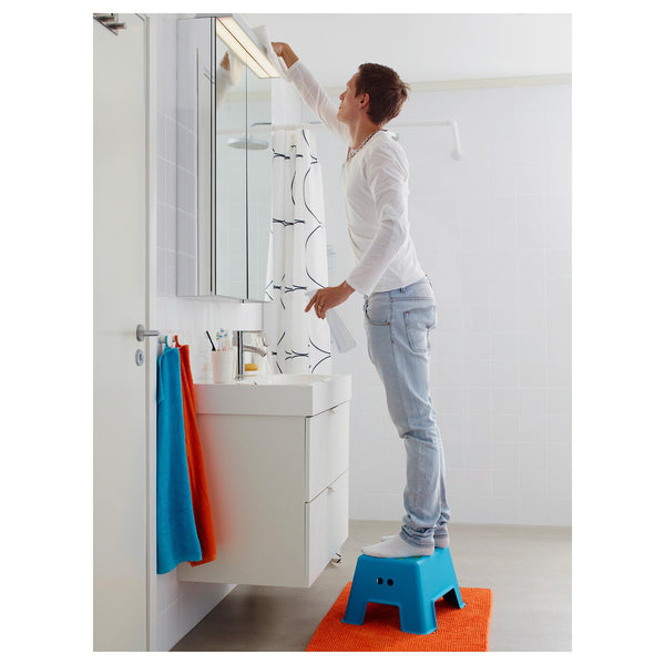 IKEA BOLMEN Step stool, blue