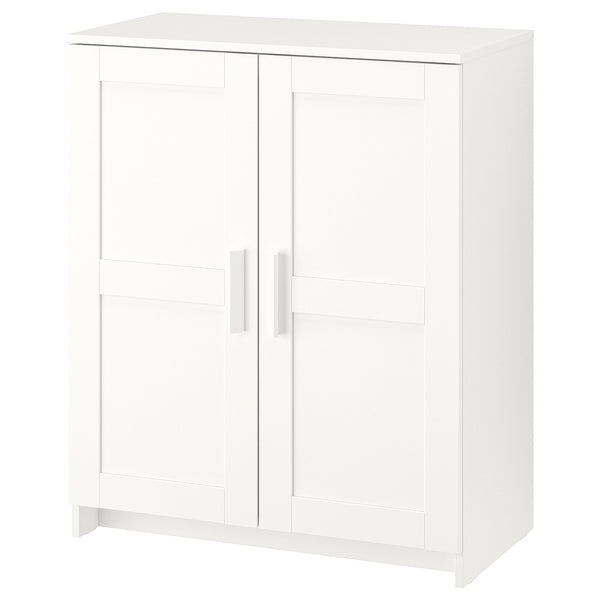 IKEA BRIMNES Cabinet with doors, white, 78x95 cm