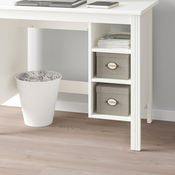 IKEA BRUSALI Desk, white, 90x52 cm