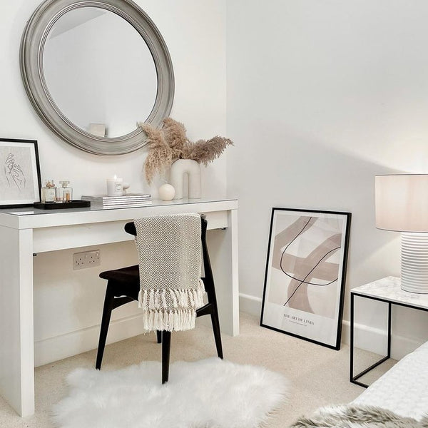IKEA MALM dressing table, white, 120x41 cm Good Furniture