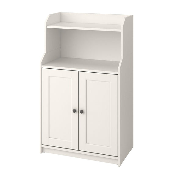 IKEA HAUGA Cabinet with 2 doors, white, 70x116 cm