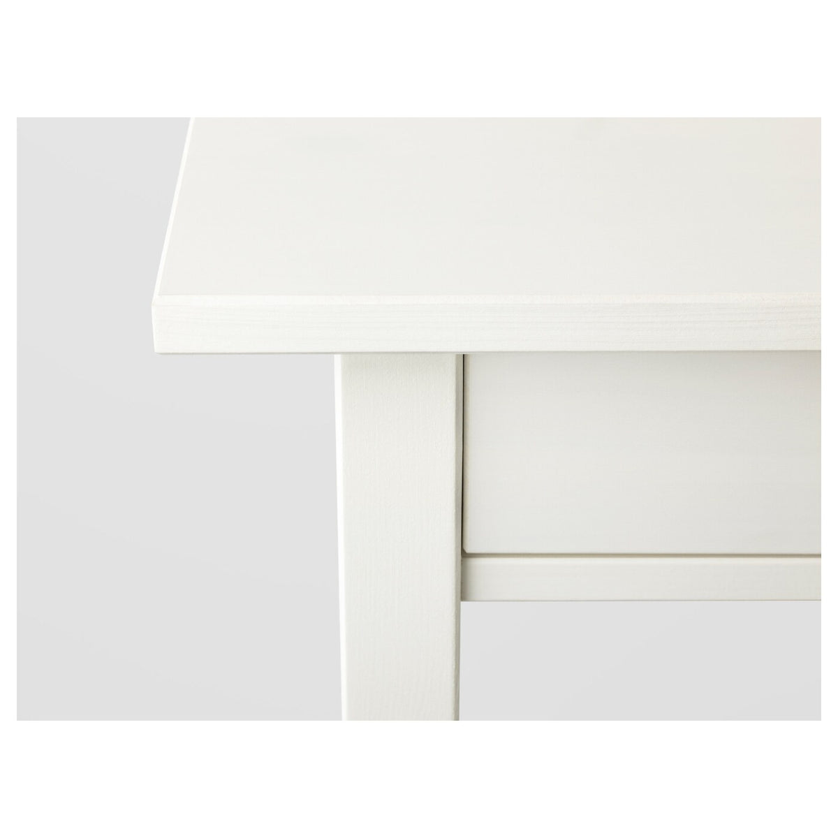 IKEA HEMNES Bedside table, white stain, 46x35 cm