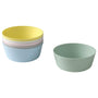 IKEA KALAS Bowl, mixed colors, 6 pack