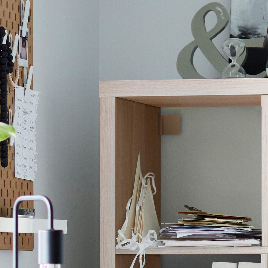 IKEA KALLAX Shelving unit 2x2, oak effect, 77x77 cm